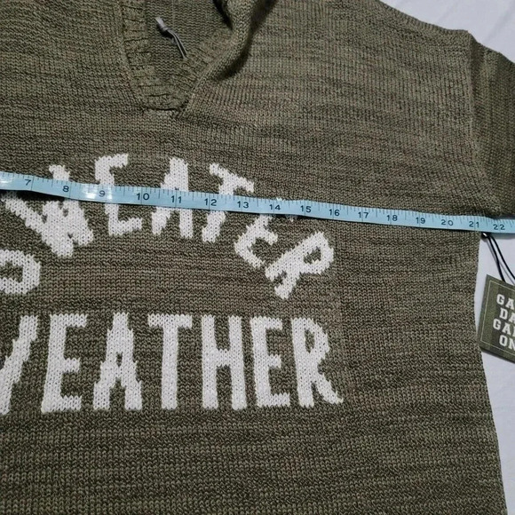 Marled Reunited Womens Sweater Weather size M Green LongSleeve Pullover Top NWT - Picture 3 of 10
